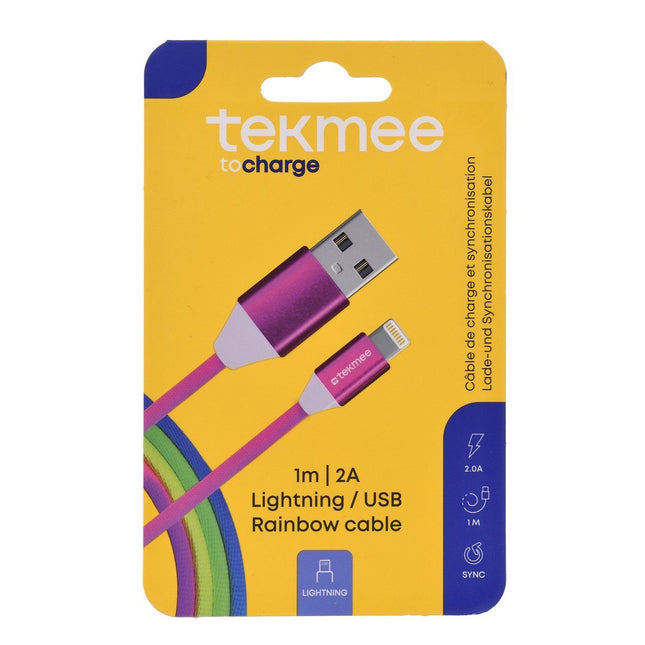 CAVO IPHONE RAINBOW - Willy Be Smart