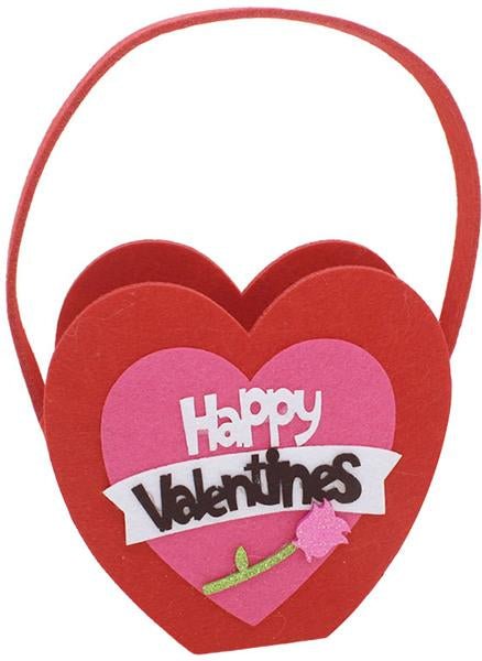 CESTINO FELTRO LOVE SAN VALENTINO - Willy Be Smart