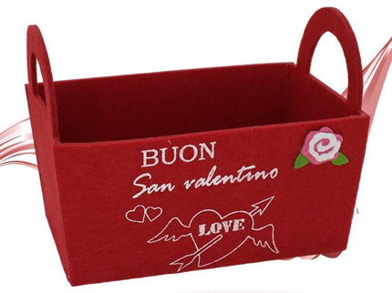 CESTINO FELTRO SAN VALENTINO - Willy Be Smart
