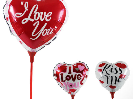 CUORI GONFIABILI CON STECCO - Willy Be Smart