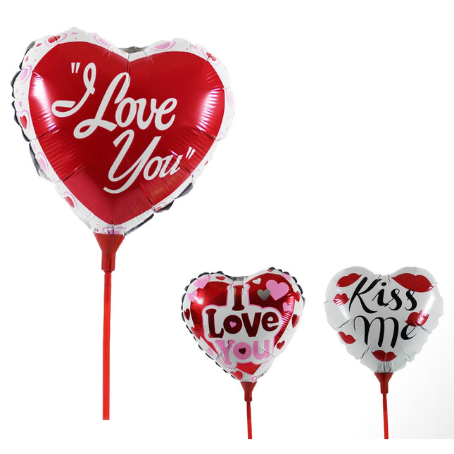 CUORI GONFIABILI CON STECCO - Willy Be Smart