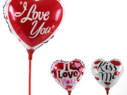 CUORI GONFIABILI CON STECCO - Willy Be Smart