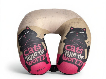 CUSCINO COLLO VIAGGIO CAT - Willy Be Smart