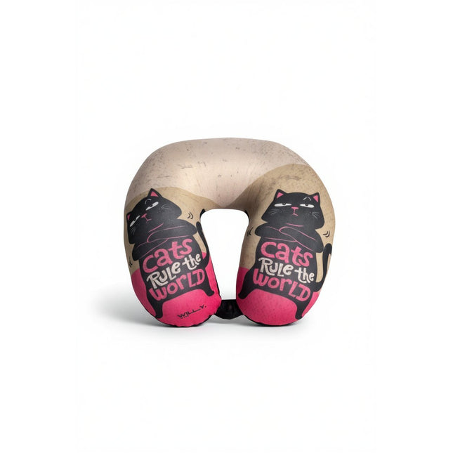 CUSCINO COLLO VIAGGIO CAT - Willy Be Smart