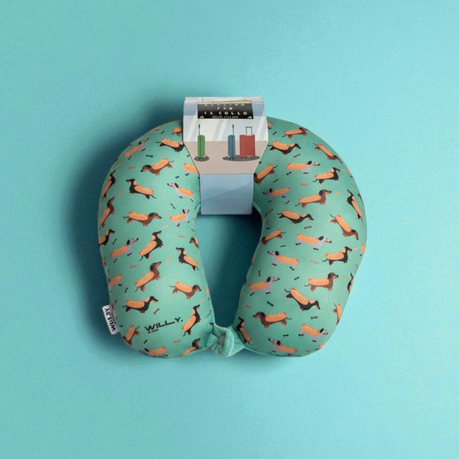CUSCINO COLLO VIAGGIO HOTDOG - Willy Be Smart