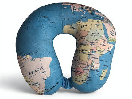 CUSCINO COLLO VIAGGIO MAP - Willy Be Smart