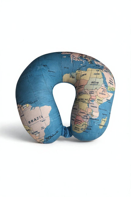 CUSCINO COLLO VIAGGIO MAP - Willy Be Smart
