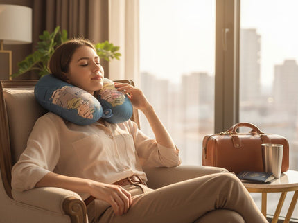 CUSCINO COLLO VIAGGIO MAP - Willy Be Smart