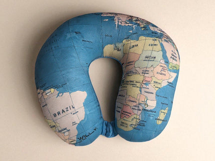 CUSCINO COLLO VIAGGIO MAP - Willy Be Smart
