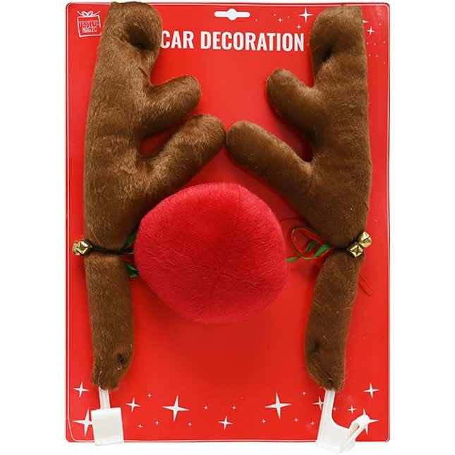 DECORAZIONE MACCHINA REINDEER XMAS - Willy Be Smart