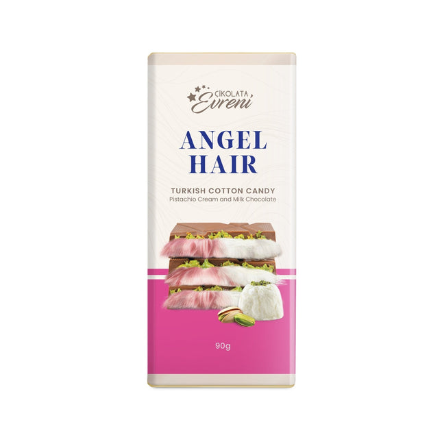 EURENI ANGEL HAIR CIOCCOLATA AL LATTE COTTON CANDY E CREAM 90 GR. - Willy Be Smart