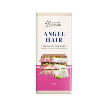 EURENI ANGEL HAIR CIOCCOLATA AL LATTE COTTON CANDY E CREAM 90 GR. - Willy Be Smart