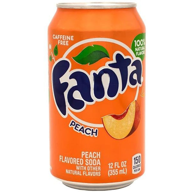 FANTA PEACH 355ML - Willy Be Smart