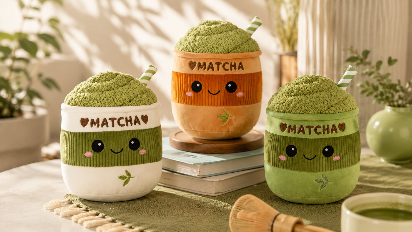 Matcha kawaii peluche