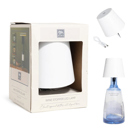 LAMPADA DIMERABILE PER BOTTIGLIA A TOCCO BIANCA - Willy Be Smart