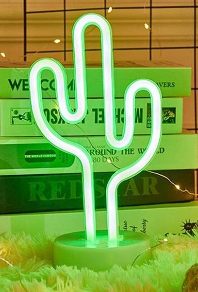 LAMPADA NEON CACTUS - Willy Be Smart
