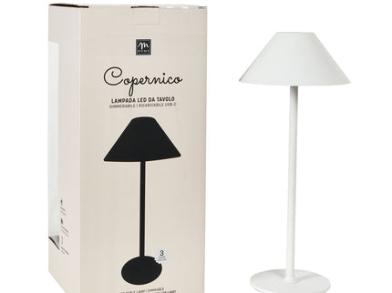 LAMPADA RICARICABILE DIMERABILE DA TAVOLO CON LUCE LED - Willy Be Smart