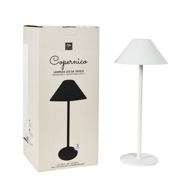 LAMPADA RICARICABILE DIMERABILE DA TAVOLO CON LUCE LED - Willy Be Smart