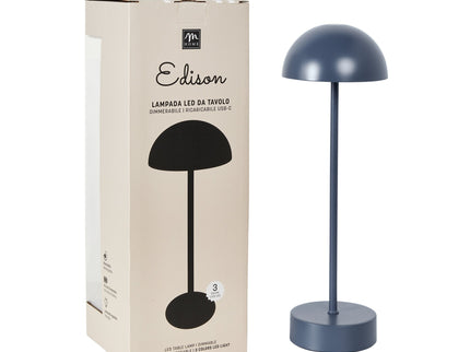 LAMPADA RICARICABILE DIMERABILE DA TAVOLO CON LUCE LED - Willy Be Smart