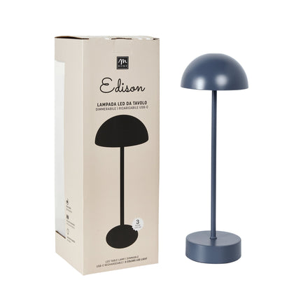 LAMPADA RICARICABILE DIMERABILE DA TAVOLO CON LUCE LED - Willy Be Smart
