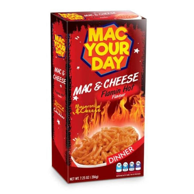 MAC AND CHEESE FLAMING HOT 206 GR. - Willy Be Smart
