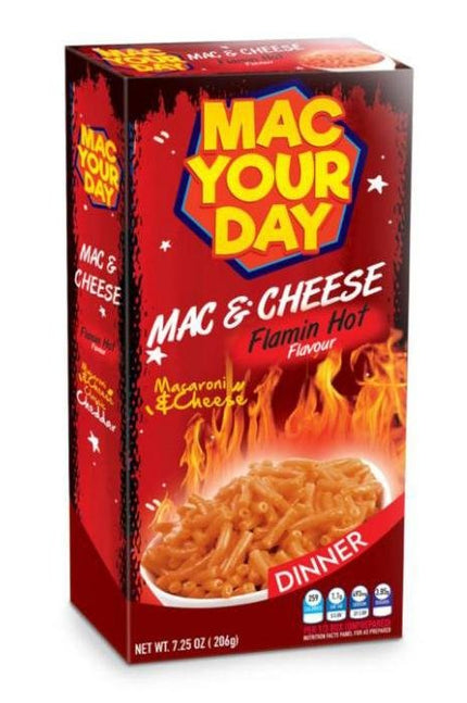 MAC AND CHEESE FLAMING HOT 206 GR. - Willy Be Smart