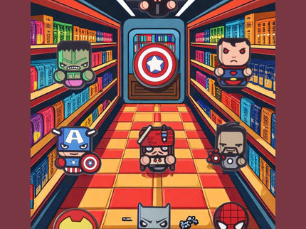 MAGNETE PER FRIGO SUPEREROI - Willy Be Smart