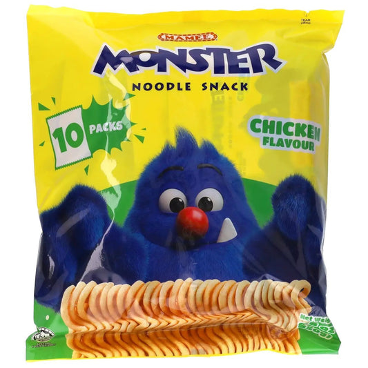 MAMEE MONSTER NOODLE SNACK CHICKEN 25 GR. - Willy Be Smart