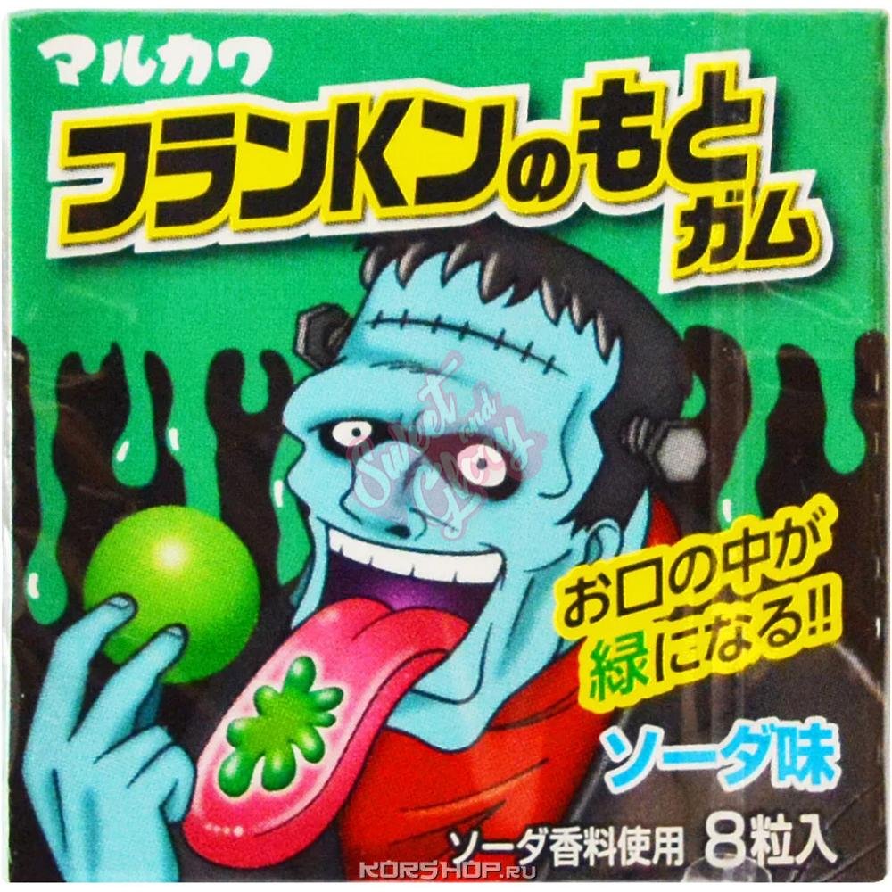 MARUKAWA FRANKEN BUBBLE GUM 12,5 GR. - Willy Be Smart