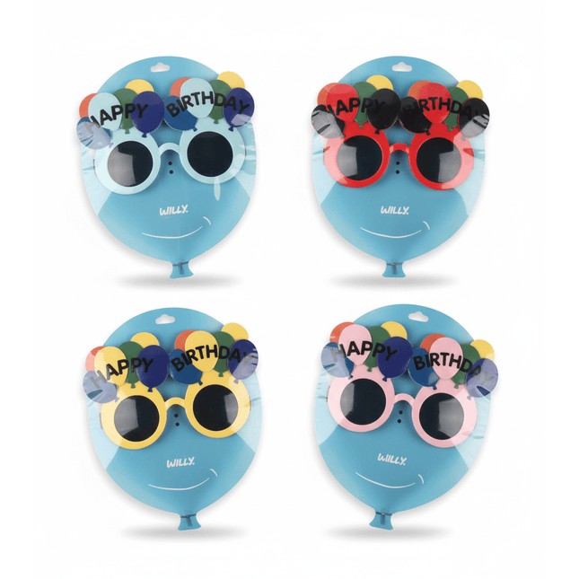 MASCHERA PARTY HAPPY BIRTHDAY - Willy Be Smart