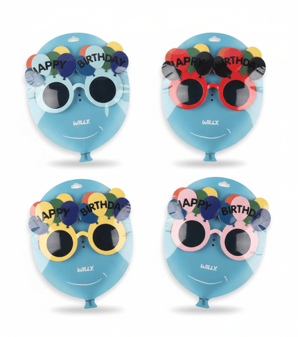 MASCHERA PARTY HAPPY BIRTHDAY - Willy Be Smart