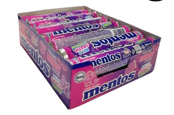 MENTOS CANDY ROLL BERRY - Willy Be Smart