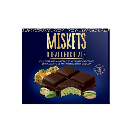 MISKETS DUBAI CIOCCOLATA SCURA 100 GR. - Willy Be Smart
