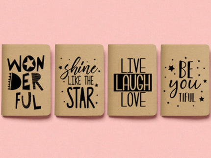 NOTEBOOK A5 BLACK IN BLACK - Willy Be Smart