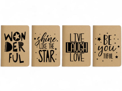 NOTEBOOK A5 BLACK IN BLACK - Willy Be Smart