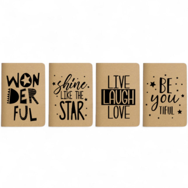 NOTEBOOK A5 BLACK IN BLACK - Willy Be Smart