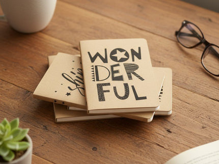 NOTEBOOK A5 BLACK IN BLACK - Willy Be Smart