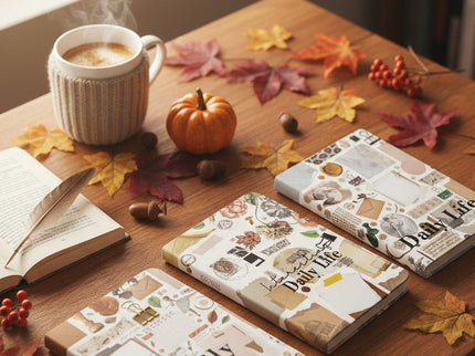 NOTEBOOK A5 DECOUPAGE - Willy Be Smart