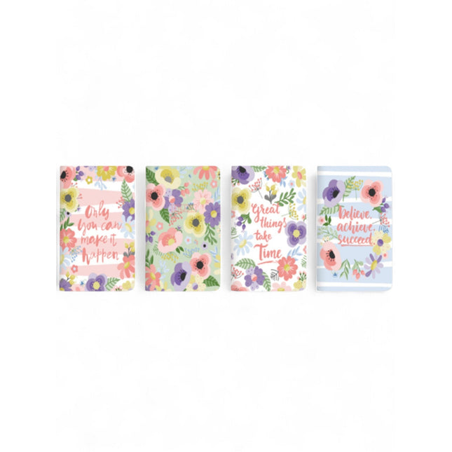 NOTEBOOK A5 FLOWERS - Willy Be Smart