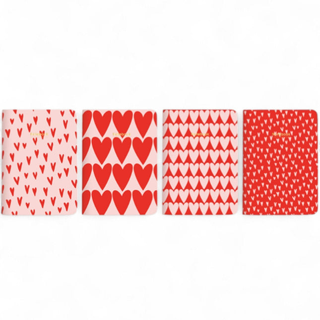NOTEBOOK A5 HEARTS - Willy Be Smart