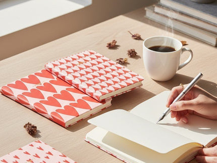 NOTEBOOK A5 HEARTS - Willy Be Smart