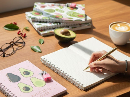 NOTEBOOK AVOCADO CON LUCCHETTO - Willy Be Smart