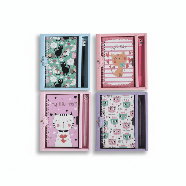 NOTEBOOK CON PENNA CAT - Willy Be Smart