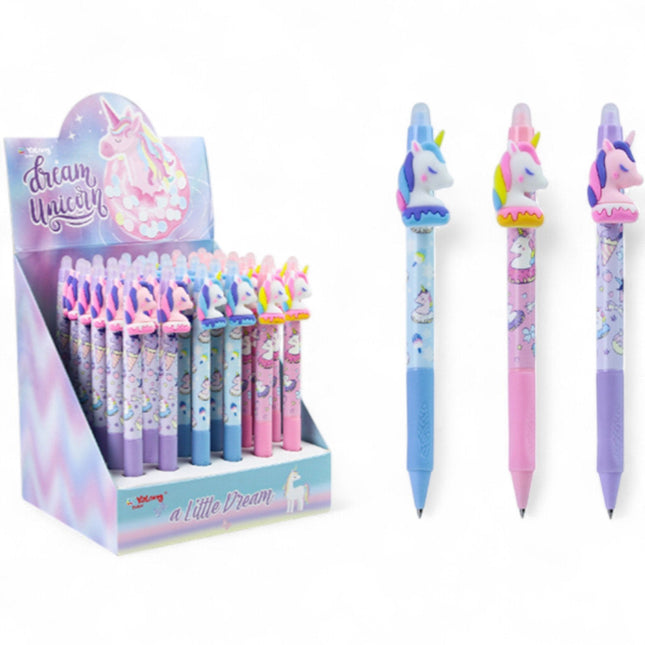 PENNA CANCELLABILE UNICORNO - Willy Be Smart