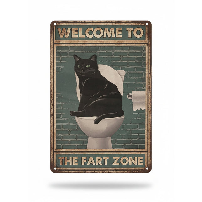 PLACCA FART ZONE - Willy Be Smart