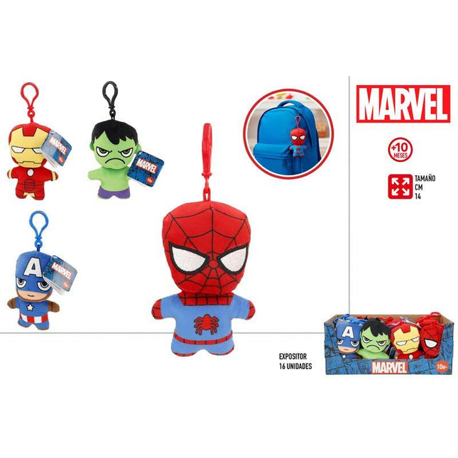 PORTACHIAVI PELUCHE MARVEL - Willy Be Smart