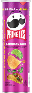 PRINGLES CARNITAS TACO FLAVOR 156 GR. - Willy Be Smart