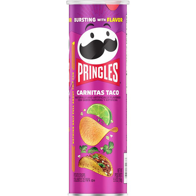 PRINGLES CARNITAS TACO FLAVOR 156 GR. - Willy Be Smart