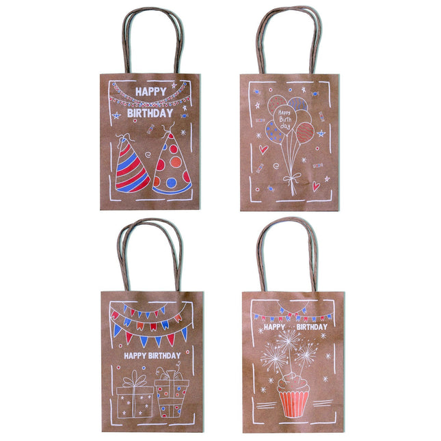 SACCHETTO DA REGALO HAPPY BIRTHDAY - Willy Be Smart