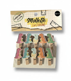 SET 10 MOLLETTE LEGNO TREX
